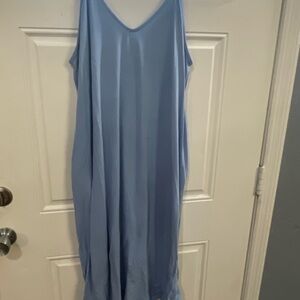 Zenana Outfitters Light Blue Chemise